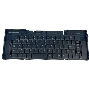 Palm Portable‎ Keyboard P10713U Foldable PDA Accessory with Case Black
